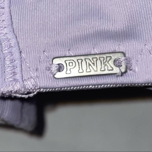 Victoria’s Secret Pink Bralette Lightly Lined Underwire Lace V-Neck Plunge Bra - Picture 8 of 9